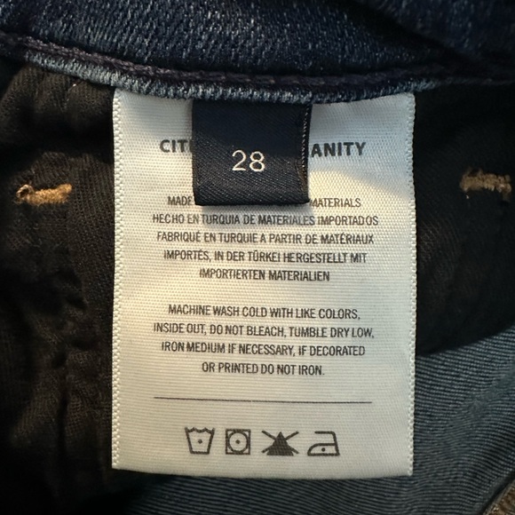 Citizens of Humanity Emerson Slim Boyfriend 27" In Long Weekend. Waist 28. - Picture 10 of 15